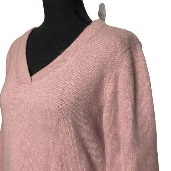Angora Wool Blend Dusty Rose Sweater - Picture 6 of 8